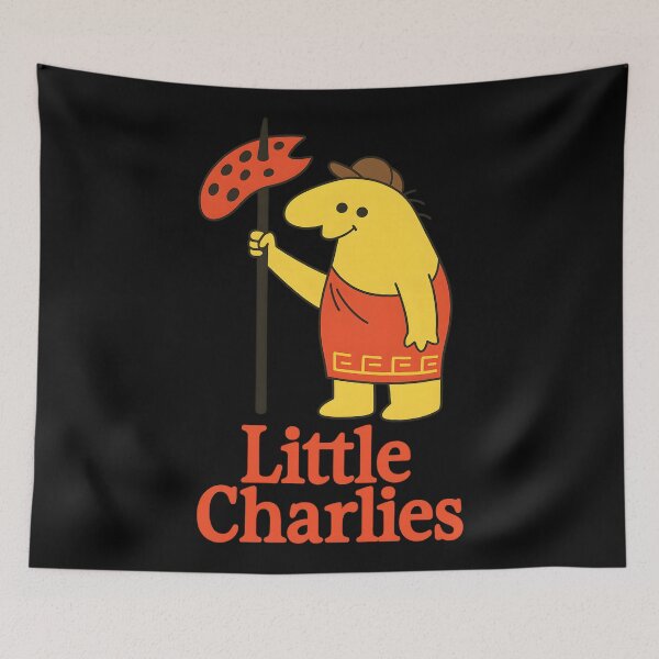 Item preview, little charlies Cute Retro Cartoon Character Funny Spear Art Design designed and sold by DrawHandArt.