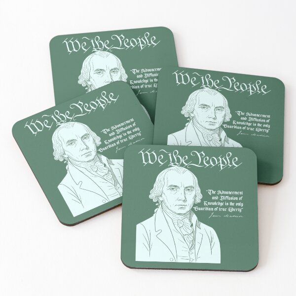 Item preview, We the People - James Madison Guardian of Liberty Quote designed and sold by CRHPOD20.
