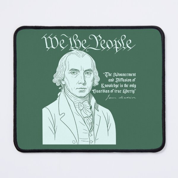 Item preview, We the People - James Madison Guardian of Liberty Quote designed and sold by CRHPOD20.