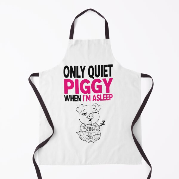Item preview, Only Quiet Piggy When I’m Asleep designed and sold by damelinen.