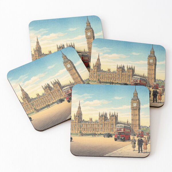 Item preview, The Palace of Westminster Japanese Woodblock Print designed and sold by Takeda-art.