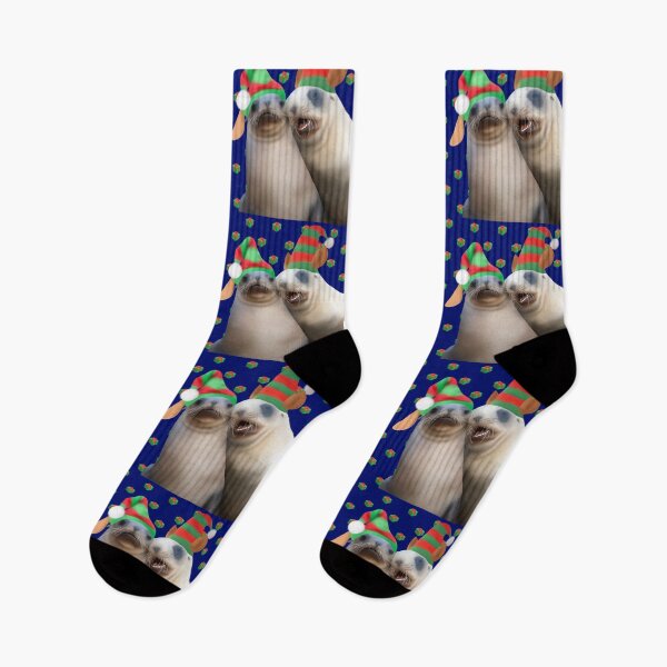 Item preview, Pakake (NZ sea lion) pup friends as elves designed and sold by GivernyKate.