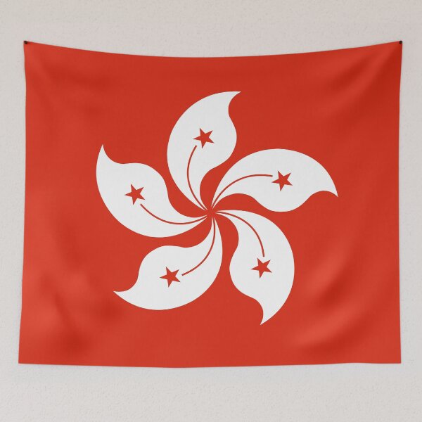 Item preview, Hong Kong flag designed and sold by designseventy.