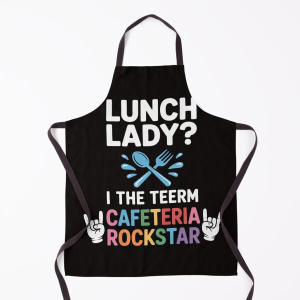 Item preview, Lunch Lady I Prefer The Term Cafeteria Rockstar Lunch Lady designed and sold by LapFemile.
