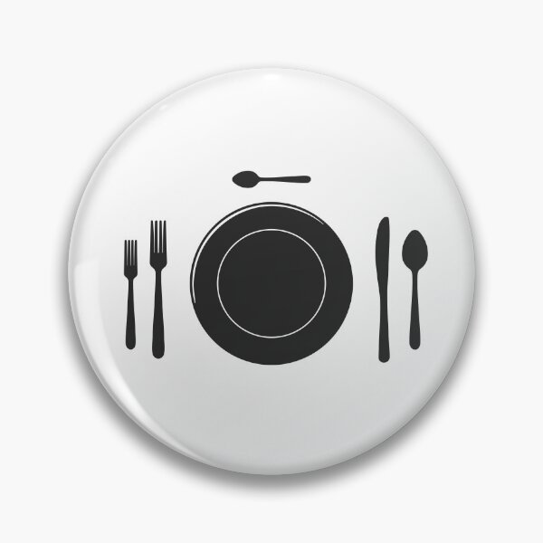 Item preview, Dinner Plate With Cutlery Table Setting Graphic designed and sold by THP Creative.