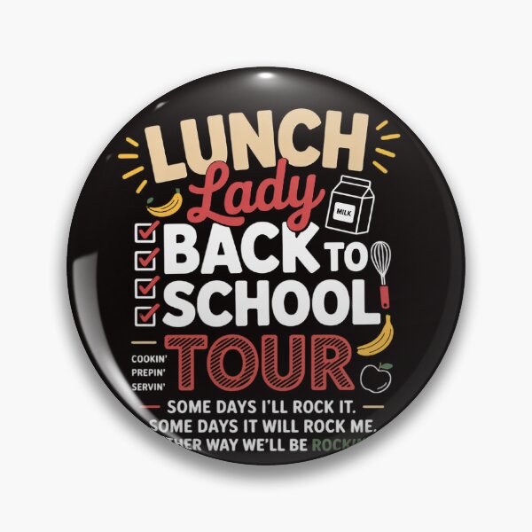 Item preview, Lunch Lady Back to School Tour Food Humor Cafeteria designed and sold by LapFemile.