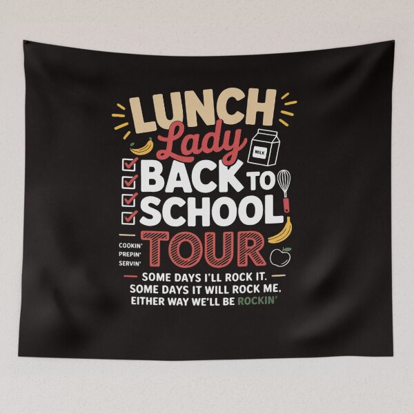 Item preview, Lunch Lady Back to School Tour Food Humor Cafeteria designed and sold by LapFemile.
