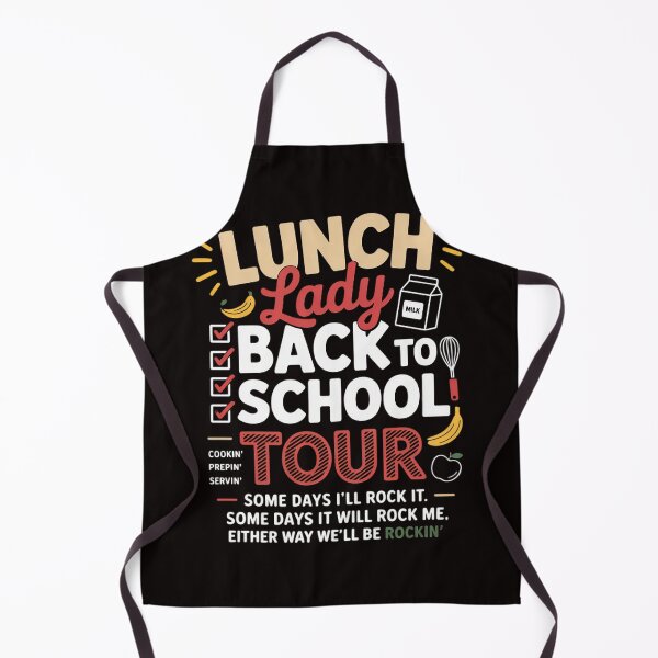 Item preview, Lunch Lady Back to School Tour Food Humor Cafeteria designed and sold by LapFemile.