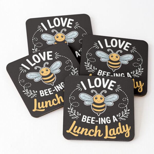 Item preview, Lunch Lady Bee Lover Cafeteria School Food Service Crew designed and sold by LapFemile.