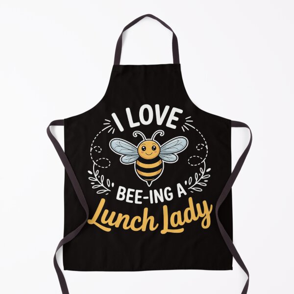 Item preview, Lunch Lady Bee Lover Cafeteria School Food Service Crew designed and sold by LapFemile.