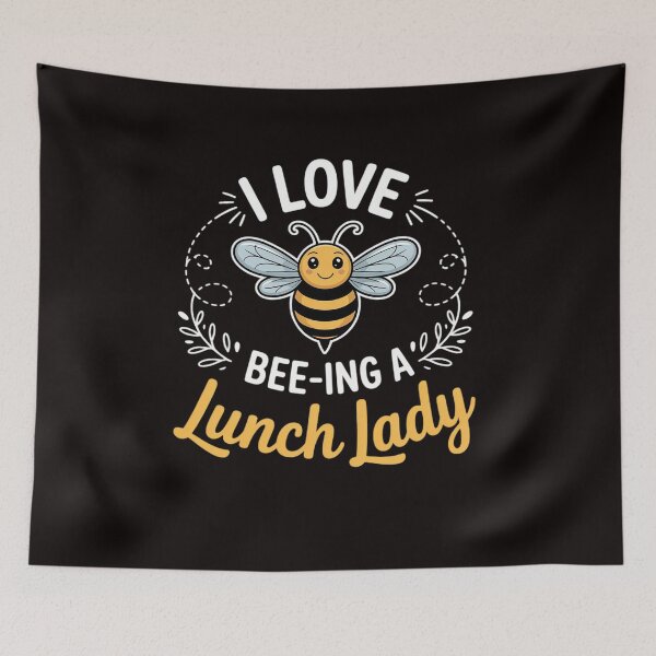 Item preview, Lunch Lady Bee Lover Cafeteria School Food Service Crew designed and sold by LapFemile.