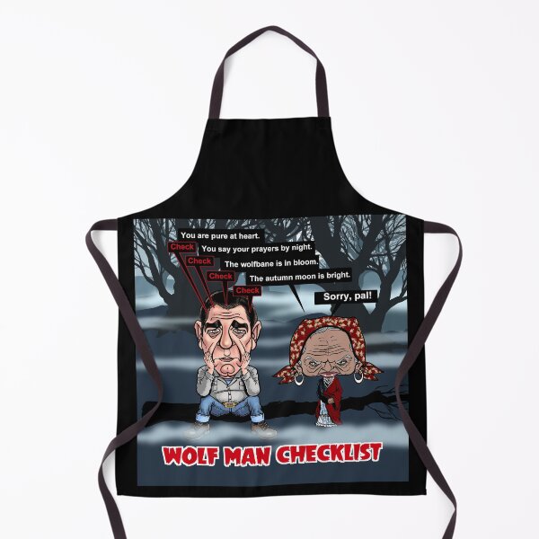 Item preview, Wolf Man Checklist designed and sold by 3-Beans-Art.