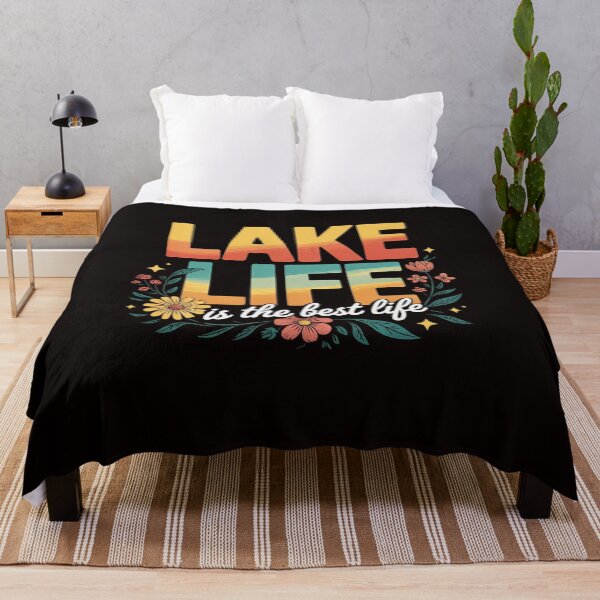 Item preview, Lake Life Is The Best Life Lake Vibes Summer Vacation Men Women Girls Kids designed and sold by LapFemile.