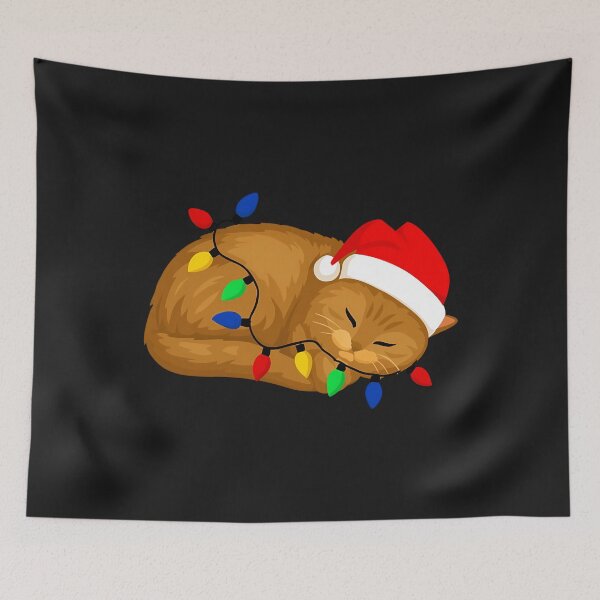 Item preview,  Christmas lights and Christmas Cat  designed and sold by gitaviroza.