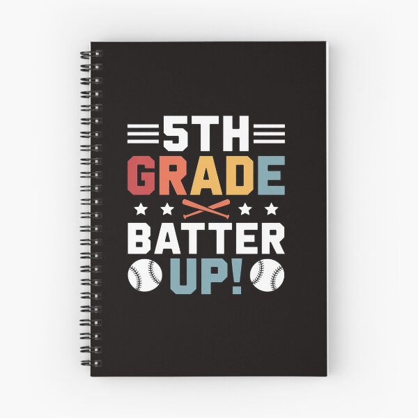 Item preview, Kids 5th Fifth Grade Batter Up School Sport Baseball Home Run designed and sold by LapFemile.