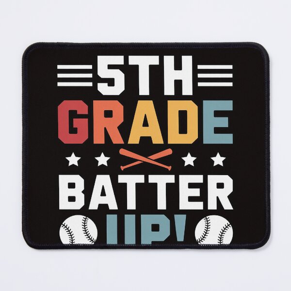 Item preview, Kids 5th Fifth Grade Batter Up School Sport Baseball Home Run designed and sold by LapFemile.