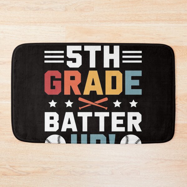 Item preview, Kids 5th Fifth Grade Batter Up School Sport Baseball Home Run designed and sold by LapFemile.
