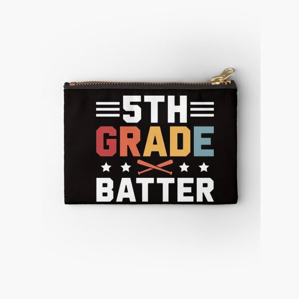 Item preview, Kids 5th Fifth Grade Batter Up School Sport Baseball Home Run designed and sold by LapFemile.