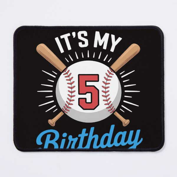 Item preview, Kids 5th Baseball Birthday Party Boys Sport Fan 5 Years Old designed and sold by LapFemile.