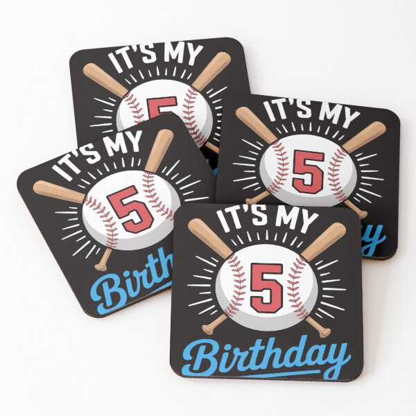 Item preview, Kids 5th Baseball Birthday Party Boys Sport Fan 5 Years Old designed and sold by LapFemile.