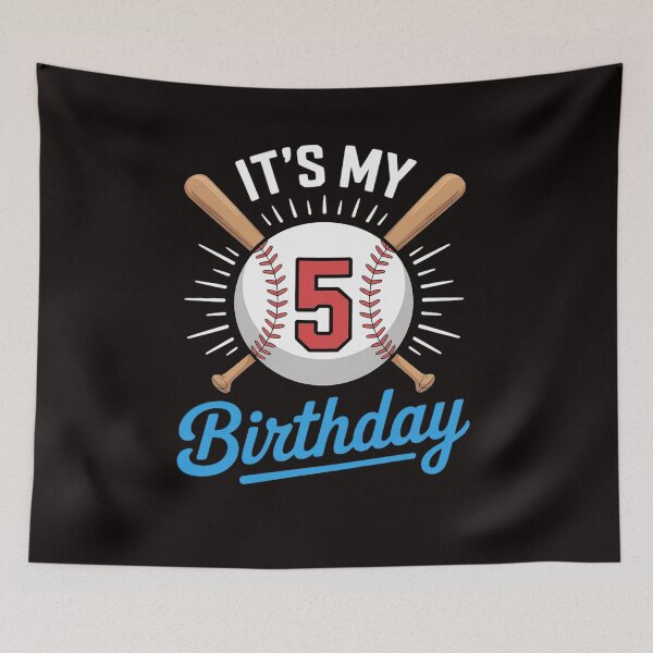 Item preview, Kids 5th Baseball Birthday Party Boys Sport Fan 5 Years Old designed and sold by LapFemile.