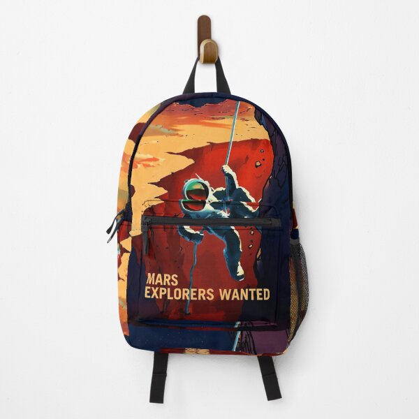Item preview, Nerdy Explorer Wanted NASA Vintage Mars Recruitment Poster designed and sold by MathWare MathClips.
