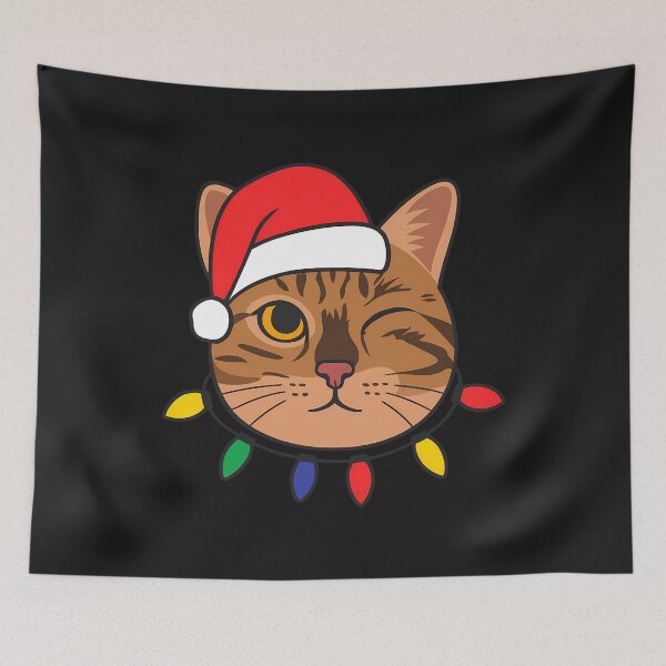 Item preview, Christmas lights and Christmas meow designed and sold by gitaviroza.