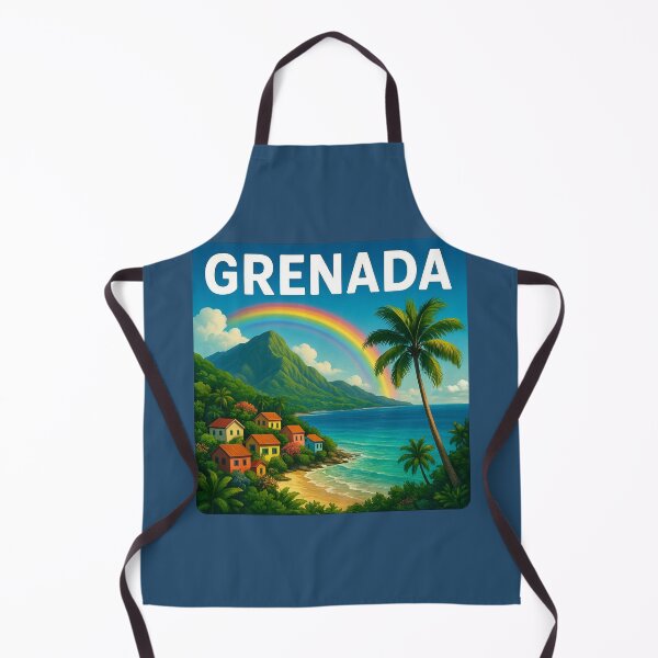 Item preview, Grenada - Caribbean Rainbow Coast designed and sold by Myra365Art.