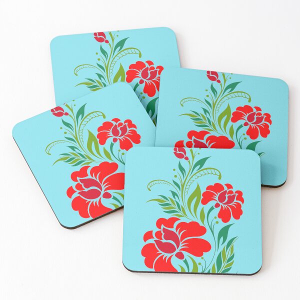 Item preview, Red Flower Pattern – Elegant Floral Design for Modern Decor designed and sold by Harshit_Digital_Arts.