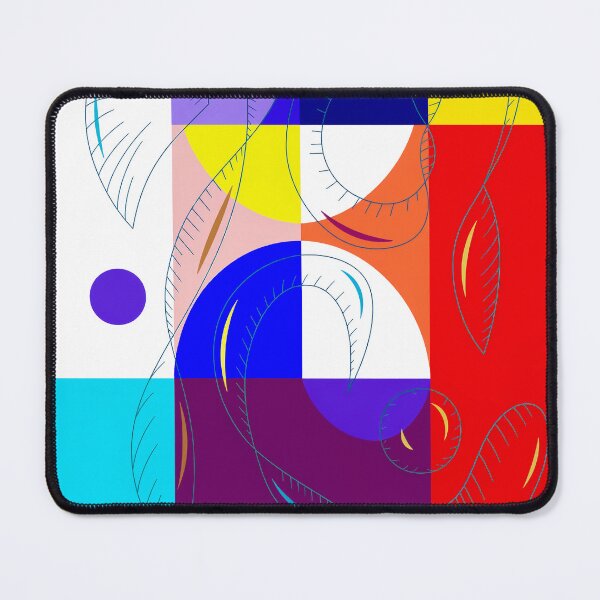 Item preview, Abstract Color Panels – Geometric Ribbon Motion designed and sold by NizuCaCi.