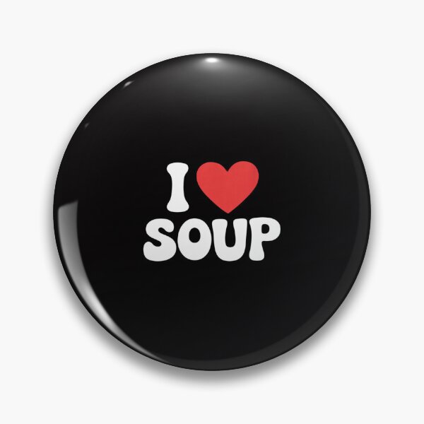 Item preview, I Love Soup Stew Hot Food Stone Crock Pot Comfort Fan designed and sold by ConceptThena.