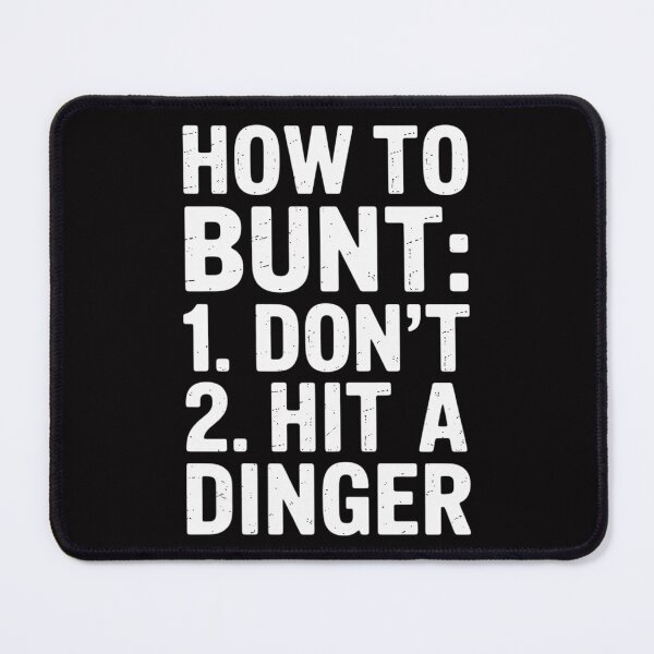 Item preview, How To Bunt, Hit a Dinger Baseball Player Home Run designed and sold by ConceptThena.