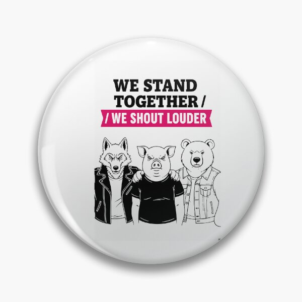 Item preview, We Stand Together We Shout Together designed and sold by damelinen.