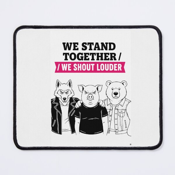 Item preview, We Stand Together We Shout Together designed and sold by damelinen.