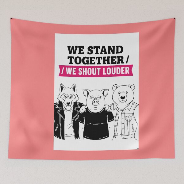Item preview, We Stand Together We Shout Together designed and sold by damelinen.
