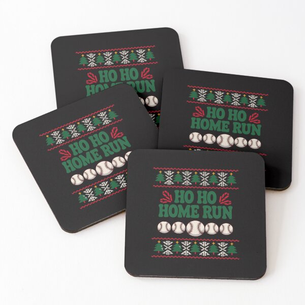 Item preview, Ho Ho HOME Run Ugly Christmas apparel Baseball lover designed and sold by ConceptThena.