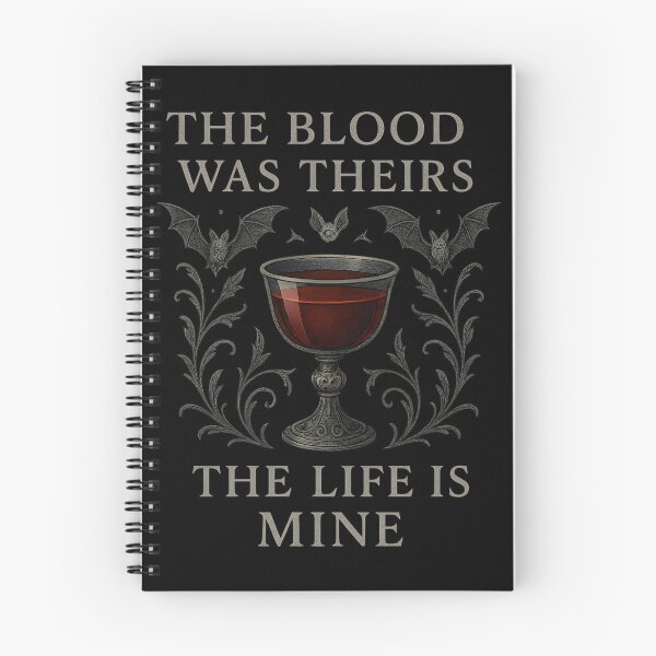 Item preview, Gothic Vampire Chalice — “The Blood Was Theirs, The Life Is Mine” — Dark Aesthetic designed and sold by Mouraludia.