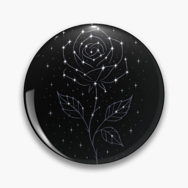 Item preview, Celestial Rose Constellation — Starry Gothic Floral Art — Witchy Astrology designed and sold by Mouraludia.