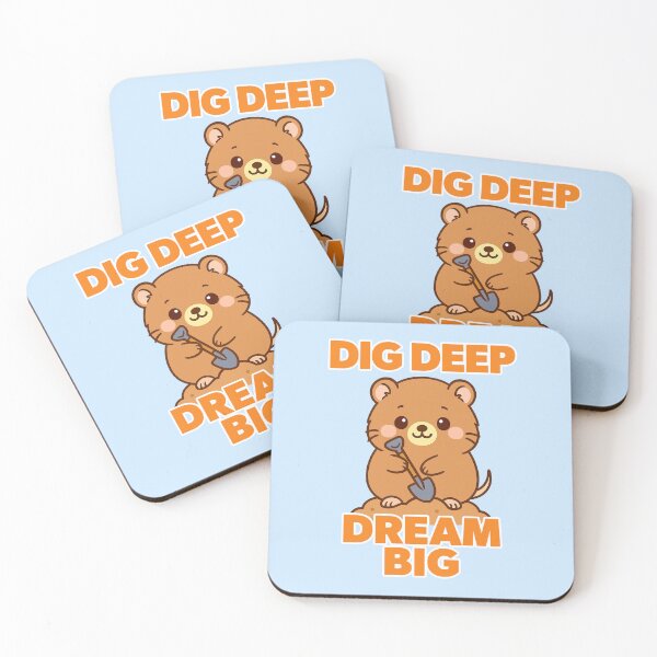 Item preview, Dig Deep. Dream Big. (Blue) designed and sold by IAmPhilberticus.