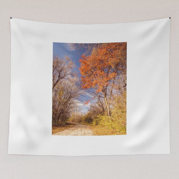 Item preview, Orange crowned tree standing in the forest designed and sold by Joel Bader.