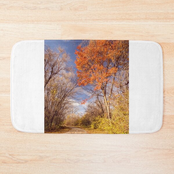 Item preview, Orange crowned tree standing in the forest designed and sold by Joel Bader.