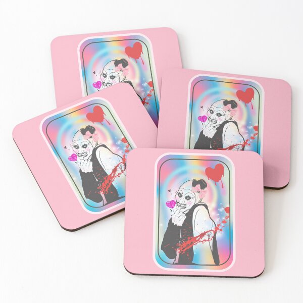 Item preview, Pastel Holographic Cute Art the Clown Terrifier :o) designed and sold by pumpkinlillies.