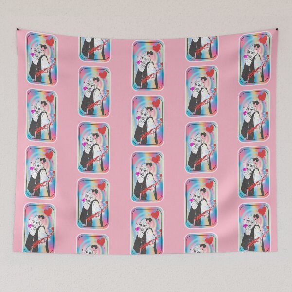 Item preview, Pastel Holographic Cute Art the Clown Terrifier :o) designed and sold by pumpkinlillies.