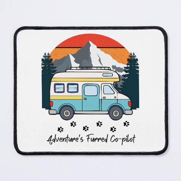 Item preview, Adventure's Furred Co-pilot. RV and Cat design designed and sold by SofikoDesigns.