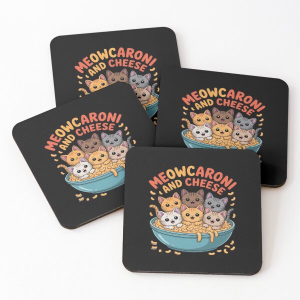 Item preview, Kitty Kitten Meow-caroni Mac and Cheese Cat Pun Funny designed and sold by ShelFisher.