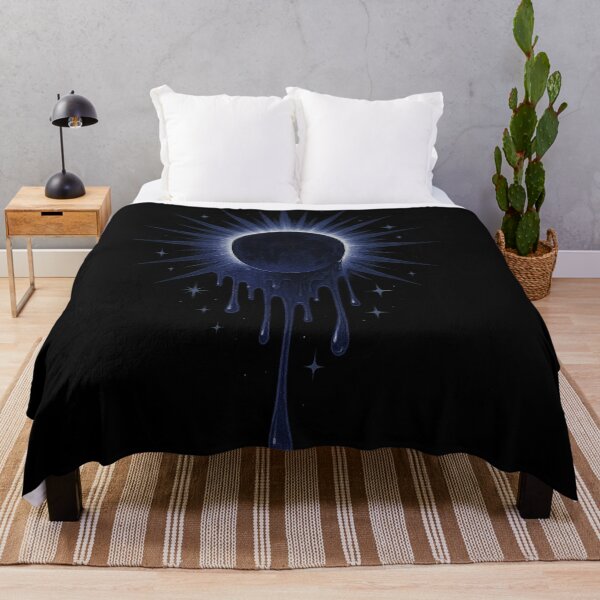 Item preview, Dripping Eclipse – Cosmic Dark Moon Aesthetic designed and sold by Mouraludia.