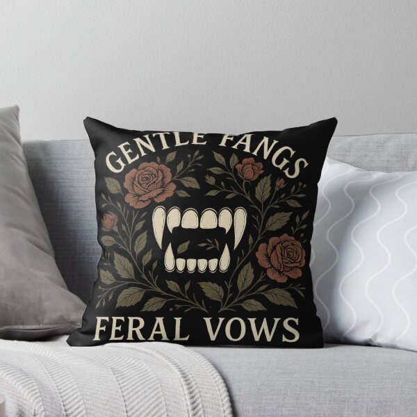 Item preview, Gentle Fangs Feral Vows – Gothic Vampire Floral Art designed and sold by Mouraludia.