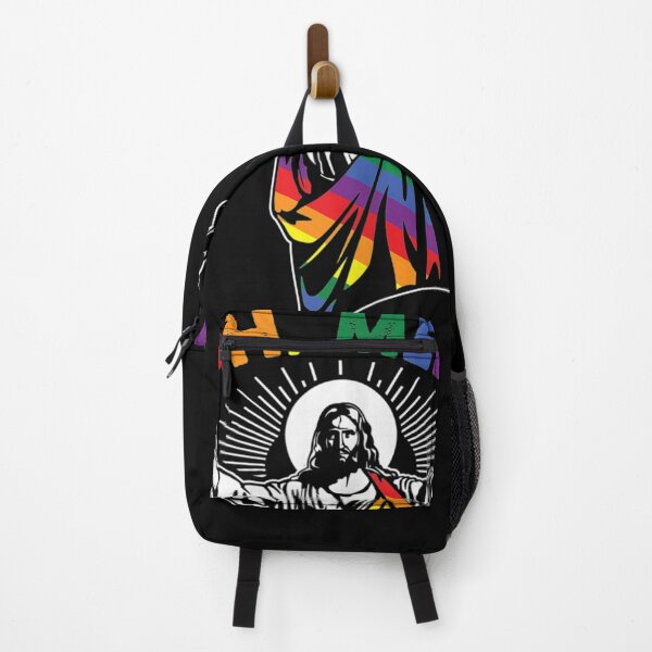 Item preview, Ah Men Funny LGBT Gay Pride Jesus Rainbow Flag Christian designed and sold by AidenWhid.