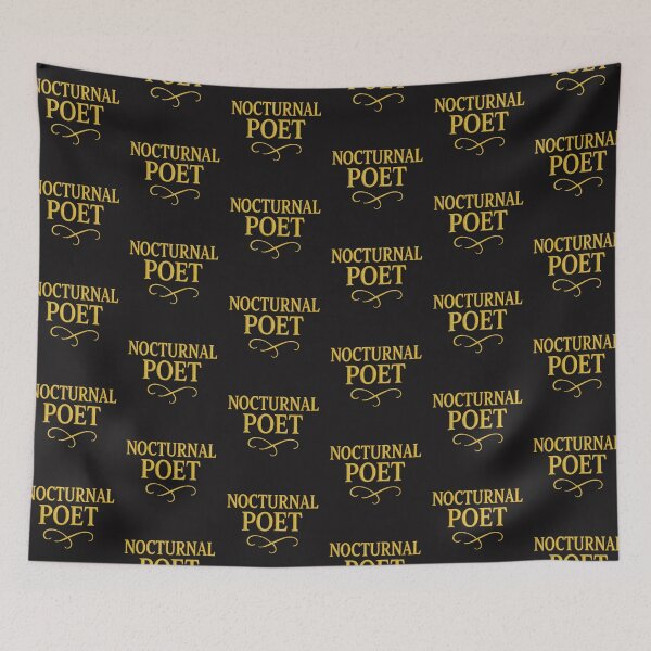 Item preview, Nocturnal Poet • Embroidered Badge Style Design designed and sold by fairmaiden7.