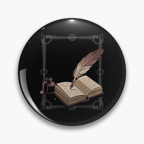 Item preview, Knowledge is The Truest Magic Ancient Tome & Quill of Wisdo designed and sold by ShelFisher.